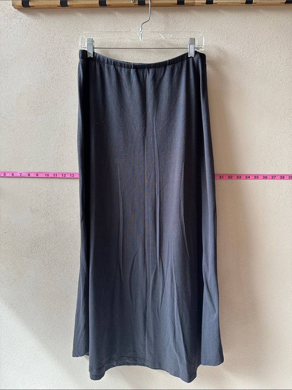 A-Line Faded Black Maxi Skirt - Sleek Everyday Style